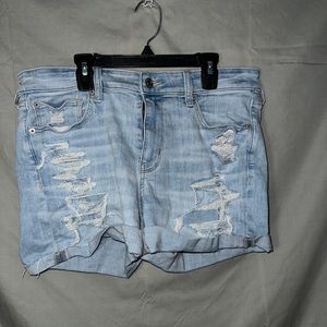 American eagle midi shorts